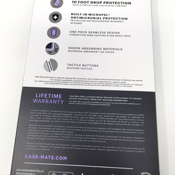 NEW Casemate Samsung Galaxy S21+ PLUS Soap Bubble Case - Picture 2 of 4